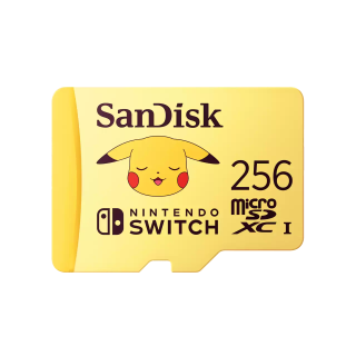 SanDisk Carte Pokémon™ microSD™ - 256 Go - UHS-I Interface - 100MB/s Vitesses de lecture séquentielle