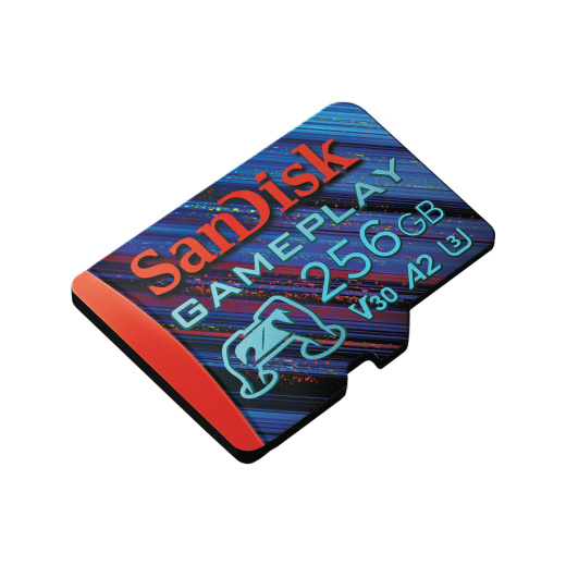 SanDisk Carte microSD™ GamePlay pour jeux sur smartphone et console portable - 256 Go - 190MB/s