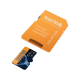 SanDisk Carte mémoire microSDHC/XC UHS-I Outdoors FHD avec adaptateur - 64 Go (Orange) - 100MB/s
