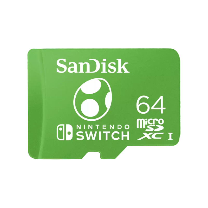 SanDisk Carte mémoire sous licence Nintendo® pour Nintendo Switch™ - 64 Go - Jusqu'à 100 Mo/s