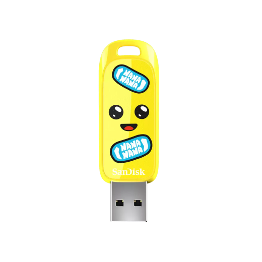 SanDisk Clé USB Fortnite, édition Banane - 64 Go - Vitesses de lecture séquentielle Jusqu'à 130 Mo/s