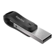 SanDisk Lecteur iXpand Flash Drive Go - 128 Go - Clé USB Pour iPhone/iPad, PC et Mac, Connecteurs Lightning
