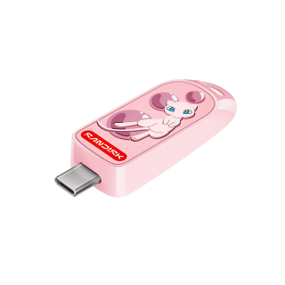 SanDisk Pokémon USB-C™ Flash Drive, Mew Edition - 128 Go - Vitesses de lecture séquentielle Jusqu'à 250 Mo/s