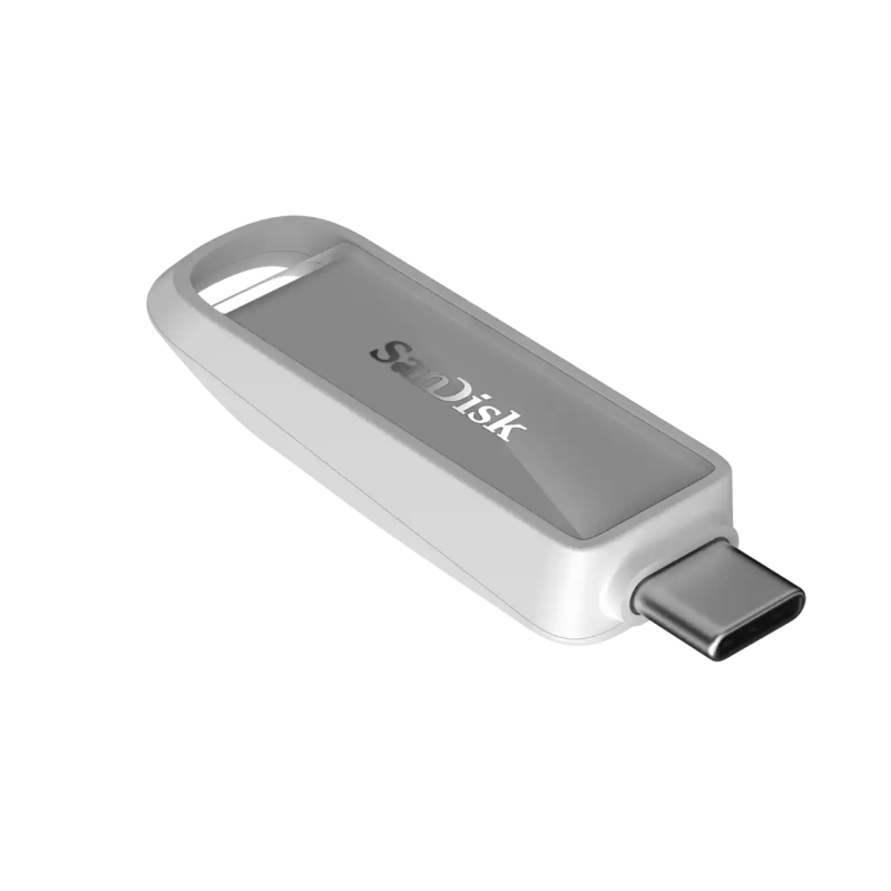 SanDisk Clé USB Phone Drive avec USB-C™ - 64 Go (Blanc arctique) - Vitesses de lecture séquentielle Jusqu'à 150 Mo/s