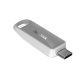 SanDisk Clé USB Phone Drive avec USB-C™ - 64 Go (Blanc arctique) - Vitesses de lecture séquentielle Jusqu'à 150 Mo/s
