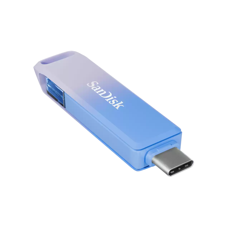 SanDisk Creator Phone Drive - 128 Go - Connecteur: USB-C, Lightning - Vitesse en lecture : jusqu'à 100 Mo/s