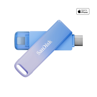 SanDisk Creator Phone Drive - 128 Go - Connecteur: USB-C, Lightning - Vitesse en lecture : jusqu'à 100 Mo/s