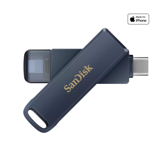 SanDisk Phone Drive pour iPhone - 64 Go - USB 3.2 Gen 1 Interface - Vitesses de lecture séquentielle 90MB/s