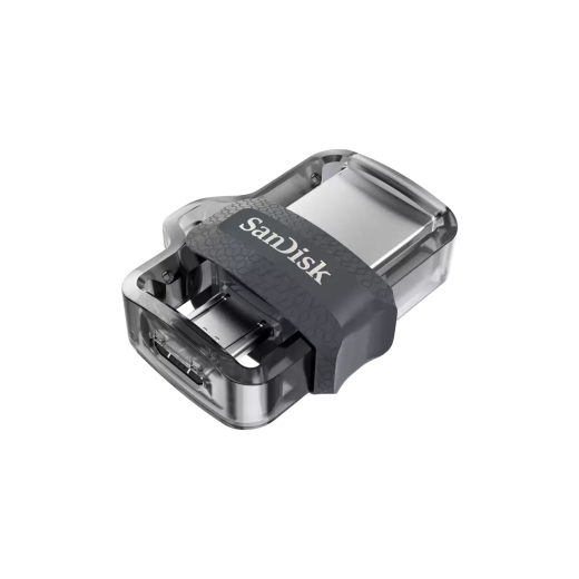SanDisk Disque à double connectique Ultra m3.0 - 32 Go (Black-Gray)