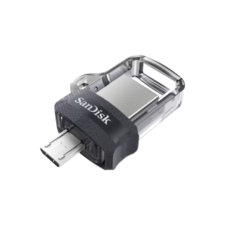 SanDisk Disque à double connectique Ultra m3.0 - 32 Go (Black-Gray)