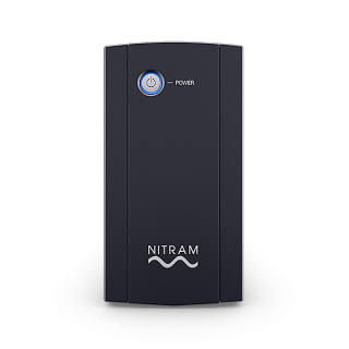 Nitram Onduleur ELITE VALUE IEC 1050VA/ 630 Watts - Régulation automatique de la tension (AVR)