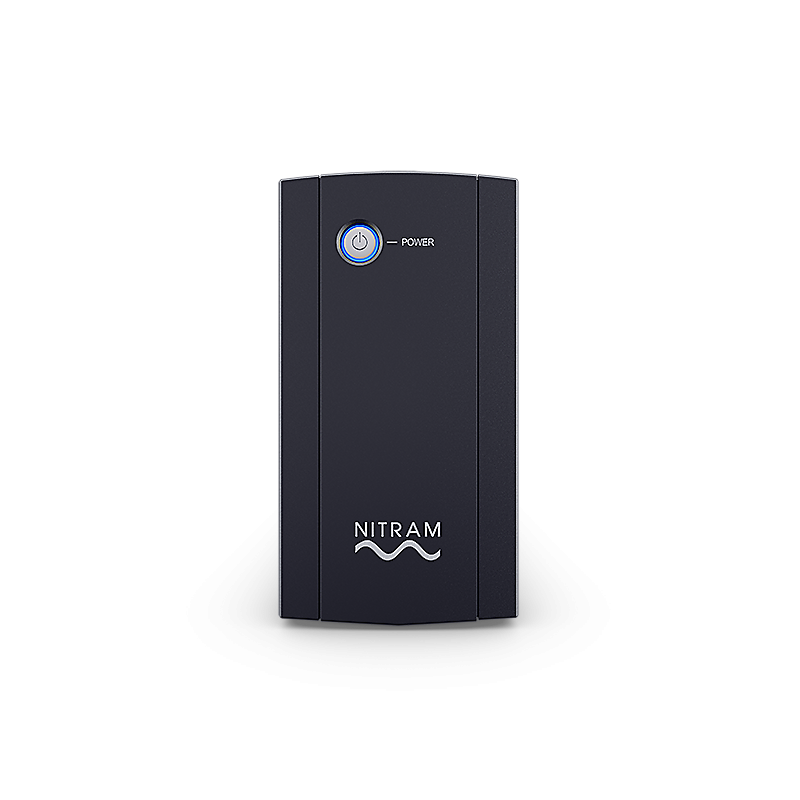 Nitram Onduleur ELITE VALUE IEC 1050VA/ 630 Watts - Régulation automatique de la tension (AVR)