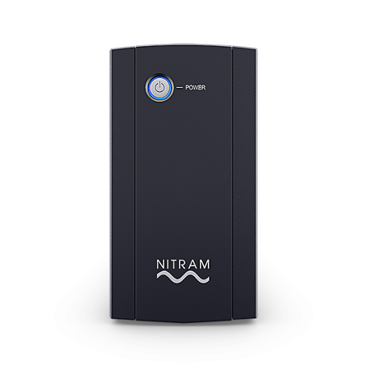 Nitram Onduleur ELITE VALUE IEC 1050VA/ 630 Watts - Régulation automatique de la tension (AVR)