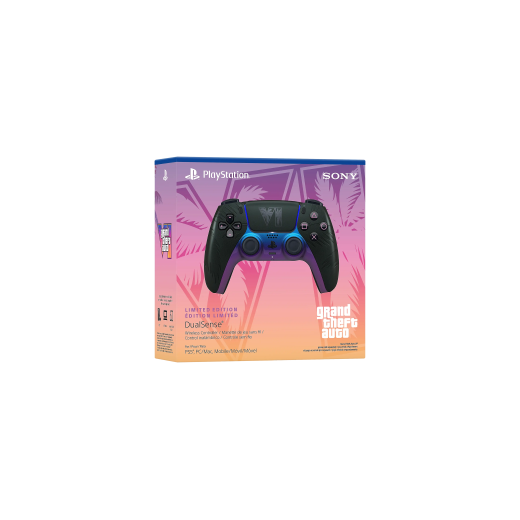 Sony Manette sans fil DualSense® - Édition limitée Grand Theft Auto VI Black - pour PS5, PC, Mac et Appareils mobiles