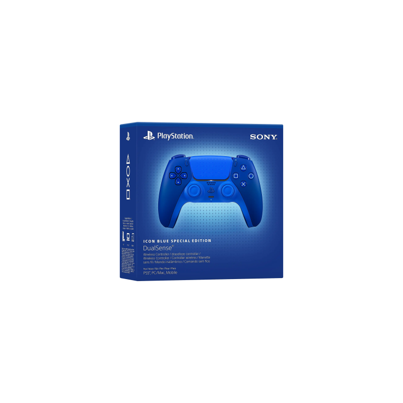 Sony Manette sans fil DualSense® - Édition spéciale Icon Blue - Pour PS5, PC, MAC et Appareils Mobiles