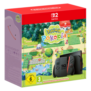 Nintendo Switch 2 + Pokémon Pokopia - Console avec manette Joy-Con 2 droite et gauche grise - Capacité : 256 Go (UFS)