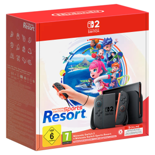 Nintendo Switch 2 + Nintendo Switch Sports Resort - Console avec manette Joy-Con 2 droite et gauche grise - 256 Go (UFS)