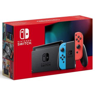 Nintendo Switch avec manettes Joy-Con bleu néon/rouge néon - Quad-Core ARM Cortex-A57 - Tegra X1 - Capacité: 32 Go
