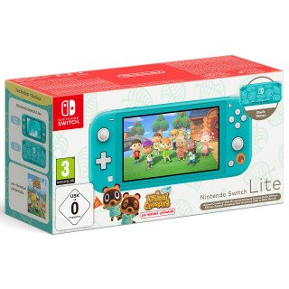 Nintendo Switch Lite (turquoise) + Animal Crossing: New Horizons - Quad-Core ARM Cortex-A57 - Tegra X1 - Capacité: 32 Go