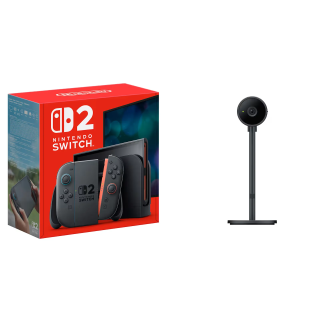 Nintendo Switch 2 + Caméra Nintendo Switch 2 - Console avec manette Joy-Con 2 droite et gauche grise - Capacité : 256 Go (UFS)