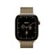 Apple Watch Series 12 GPS + Cellulaire - 42 mm - Boîtier Titane Or Brillant - Bracelet Milanais Brillant S/M - WatchOS 27