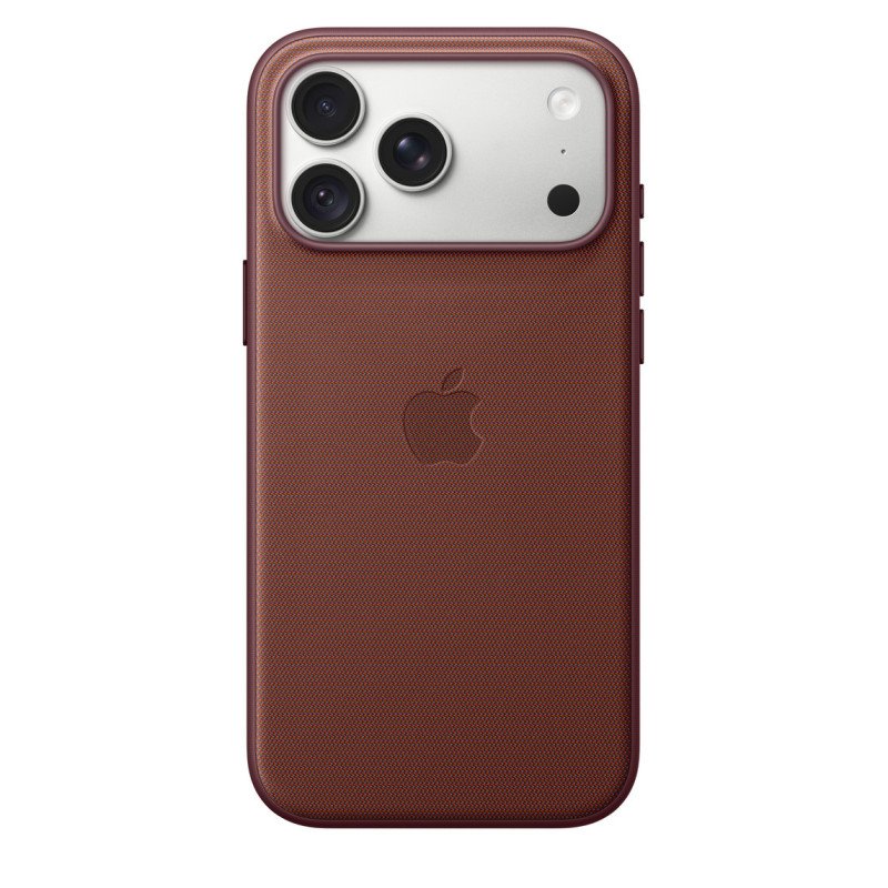 Apple Coque en tissage technique avec MagSafe pour iPhone 18 Pro Max - 100% Polyester - Bordeaux