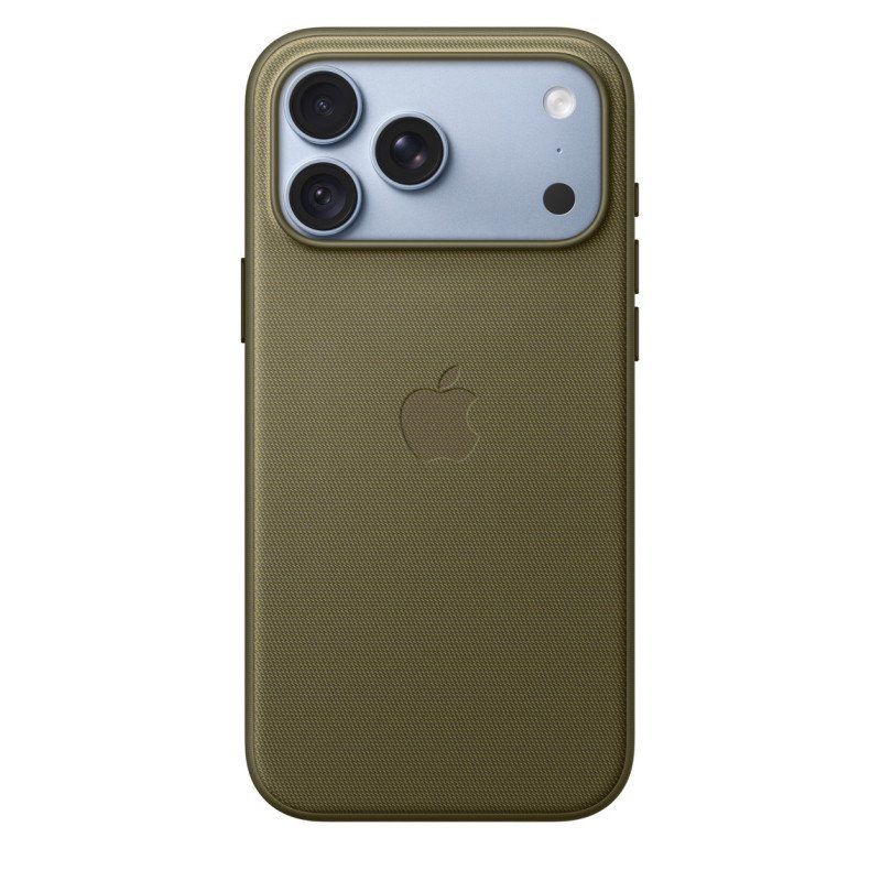 Apple Coque en tissage technique avec MagSafe pour iPhone 18 Pro Max - 100% Polyester - Olive