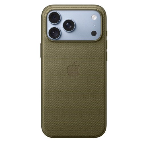 Apple Coque en tissage technique avec MagSafe pour iPhone 18 Pro Max - 100% Polyester - Olive