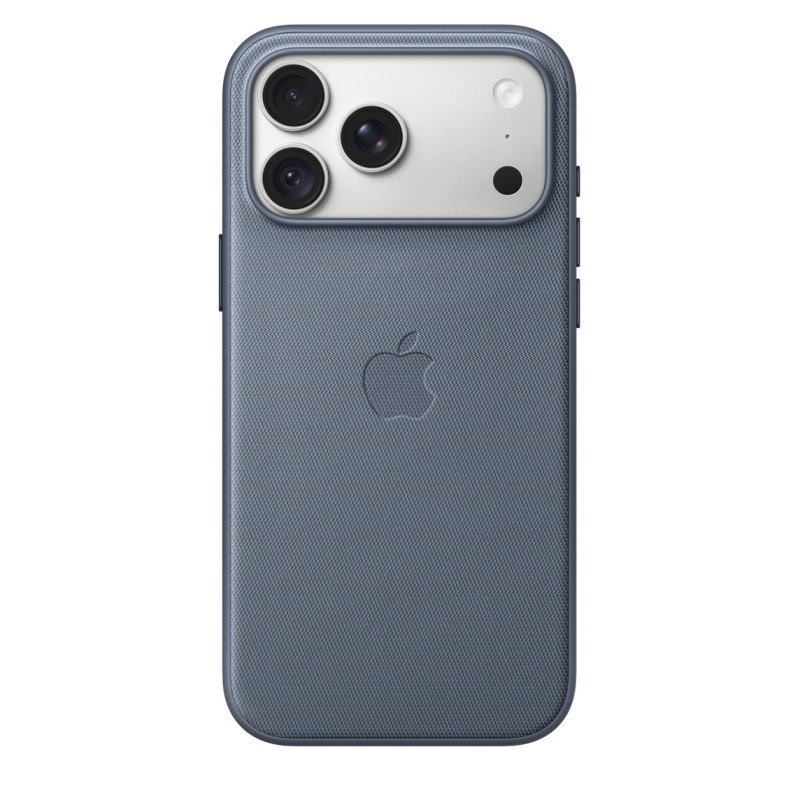 Apple Coque en tissage technique avec MagSafe pour iPhone 18 Pro Max - 100% Polyester - Bleu Chambray