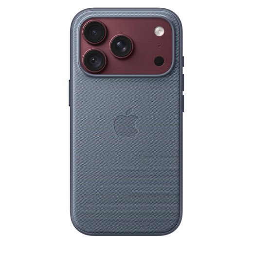 Apple Coque en tissage technique avec MagSafe pour iPhone 18 Pro - Protège contre les rayures et les chocs - Bleu chambray