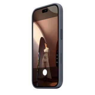 Apple Coque en tissage technique avec MagSafe pour iPhone 18 Pro - Protège contre les rayures et les chocs - Bleu chambray