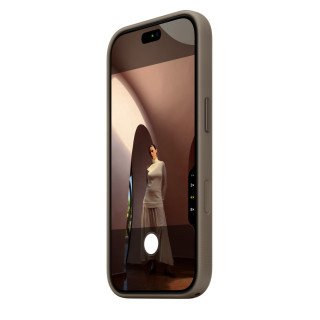 Apple Coque en tissage technique avec MagSafe pour iPhone 18 Pro - Protège contre les rayures et les chocs - Taupe