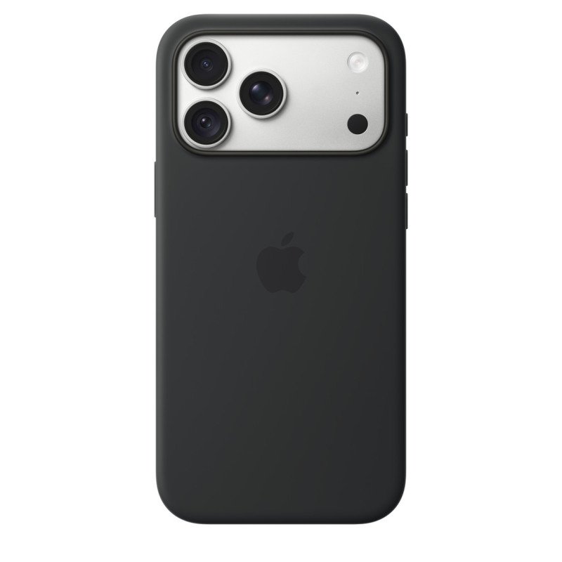 Apple Coque en silicone avec MagSafe pour iPhone 18 Pro Max - Signé Apple Authentique - Noir