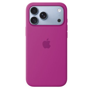 Apple Coque en silicone avec MagSafe pour iPhone 18 Pro Max - Signé Apple Authentique - Magenta