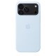 Apple Coque en silicone avec MagSafe pour iPhone 18 Pro Max - Signé Apple Authentique - Bleu Lumineux