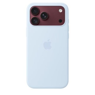 Apple Coque en silicone avec MagSafe pour iPhone 18 Pro Max - Signé Apple Authentique - Bleu Lumineux