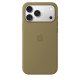 Apple Coque en silicone avec MagSafe pour iPhone 18 Pro Max - Signé Apple Authentique - Olive