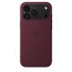 Apple Coque en silicone avec MagSafe pour iPhone 18 Pro Max - Signé Apple Authentique - Rouge Bordeaux