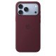 Apple Coque en silicone avec MagSafe pour iPhone 18 Pro Max - Signé Apple Authentique - Rouge Bordeaux