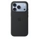Apple Coque en silicone avec MagSafe pour iPhone 18 Pro - Signé Apple - Protège contre les rayures et les chutes - Noir