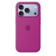 Apple Coque en silicone avec MagSafe pour iPhone 18 Pro - Signé Apple - Protège contre les rayures et les chutes - Magenta