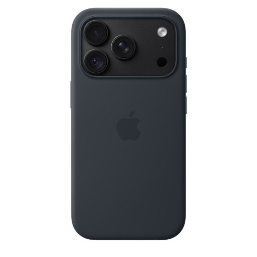 Apple Coque en silicone avec MagSafe pour iPhone 18 Pro - Signé Apple - Protège contre les rayures et les chutes - Bleu Marine