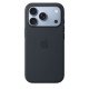 Apple Coque en silicone avec MagSafe pour iPhone 18 Pro - Signé Apple - Protège contre les rayures et les chutes - Bleu Marine