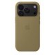 Apple Coque en silicone avec MagSafe pour iPhone 18 Pro - Signé Apple - Protège contre les rayures et les chutes - Vert Olive