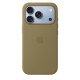Apple Coque en silicone avec MagSafe pour iPhone 18 Pro - Signé Apple - Protège contre les rayures et les chutes - Vert Olive