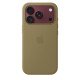 Apple Coque en silicone avec MagSafe pour iPhone 18 Pro - Signé Apple - Protège contre les rayures et les chutes - Vert Olive