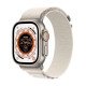 Apple Watch Ultra GPS + Cellulaire - Boîtier Titane 49mm - Boucle Trail - Stellaire