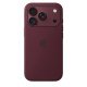 Apple Coque en silicone avec MagSafe pour iPhone 18 Pro - Signé Apple - Protège contre les rayures et les chutes - Bordeaux
