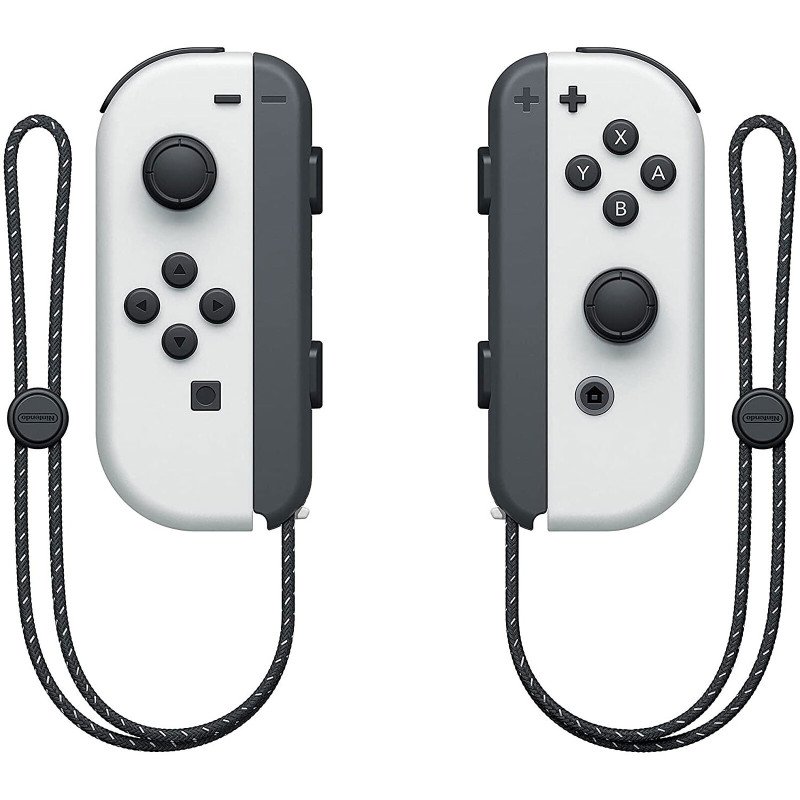 Nintendo Switch Pack Modèle OLED (blanc) Animal Crossing: New Horizons - Console avec manette Joy-Con droite et gauche grise