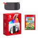Nintendo Switch Pack Modèle OLED (blanc) Animal Crossing: New Horizons - Console avec manette Joy-Con droite et gauche grise